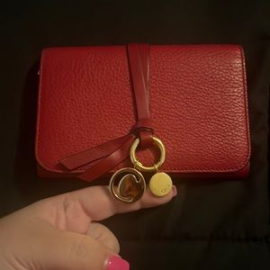 Chloe Red Wallet